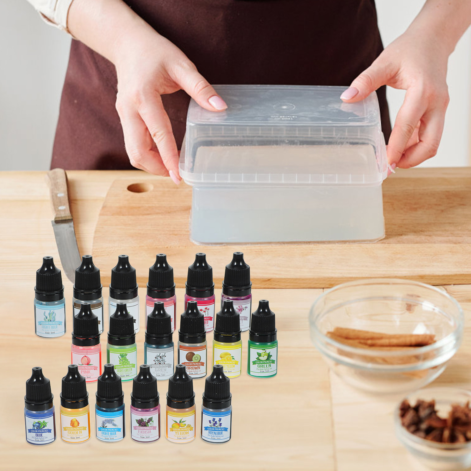 Aromatherapy Diffuser - 1 Box Aromatherapy Colorants DIY Epoxy
