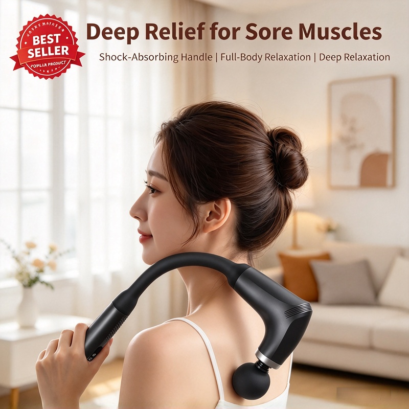 Smart Electric Fascia Gun, Han - Massage Gun recension och pris