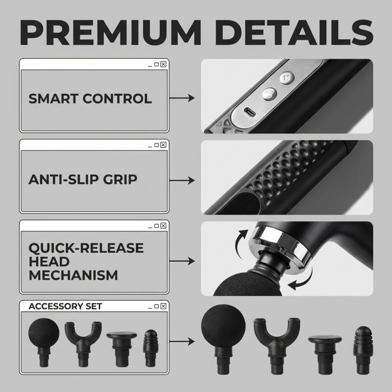 Electric Muscle Massage Gun wi - Massage Gun recension och pris