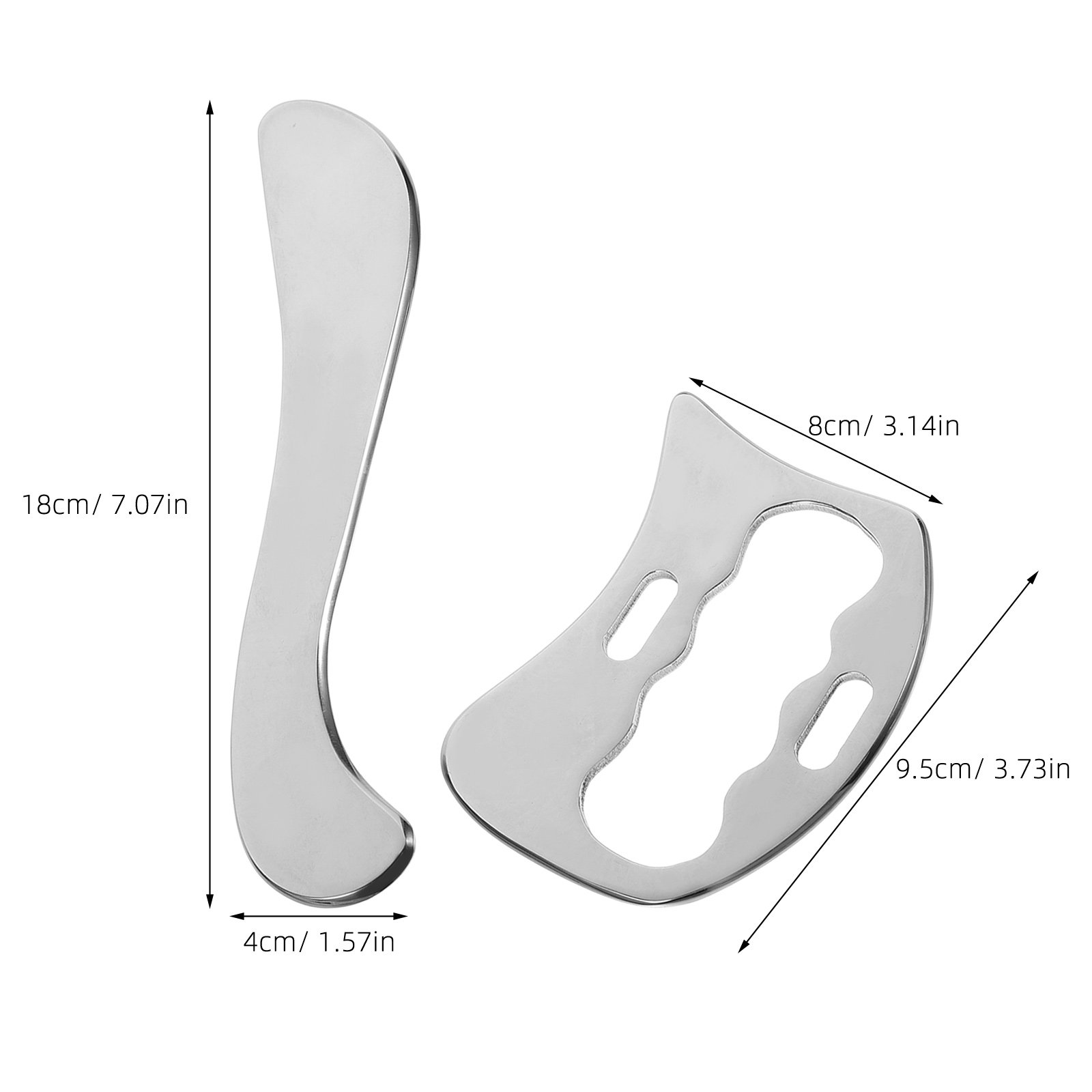 1Set Fascia Scraper Stainless  - Foot Spa recension och pris