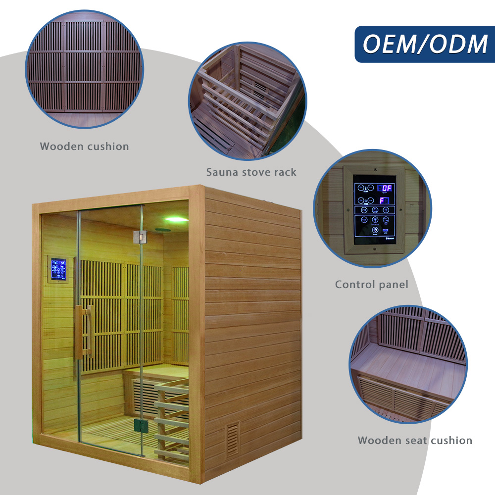 Modern Hemlock Wood Far Infrar - Spa Wellness Gym recension och pris