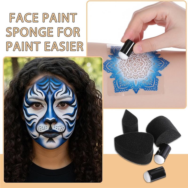 ABGH-12Pcs Face Painting Brush - Body Brush recension och pris