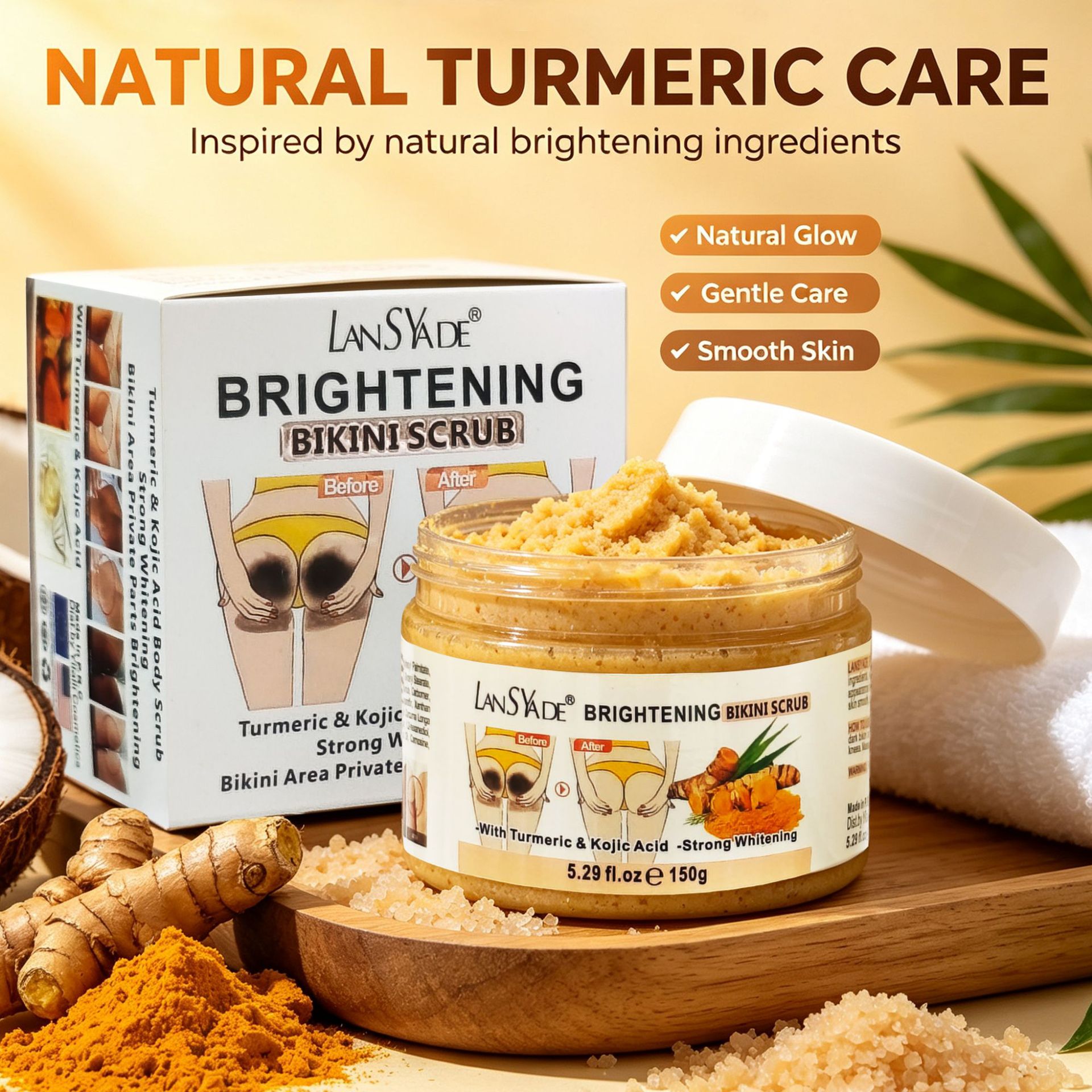 Turmeric Scrub 150g Deep Clean - Bath Salts recension och pris
