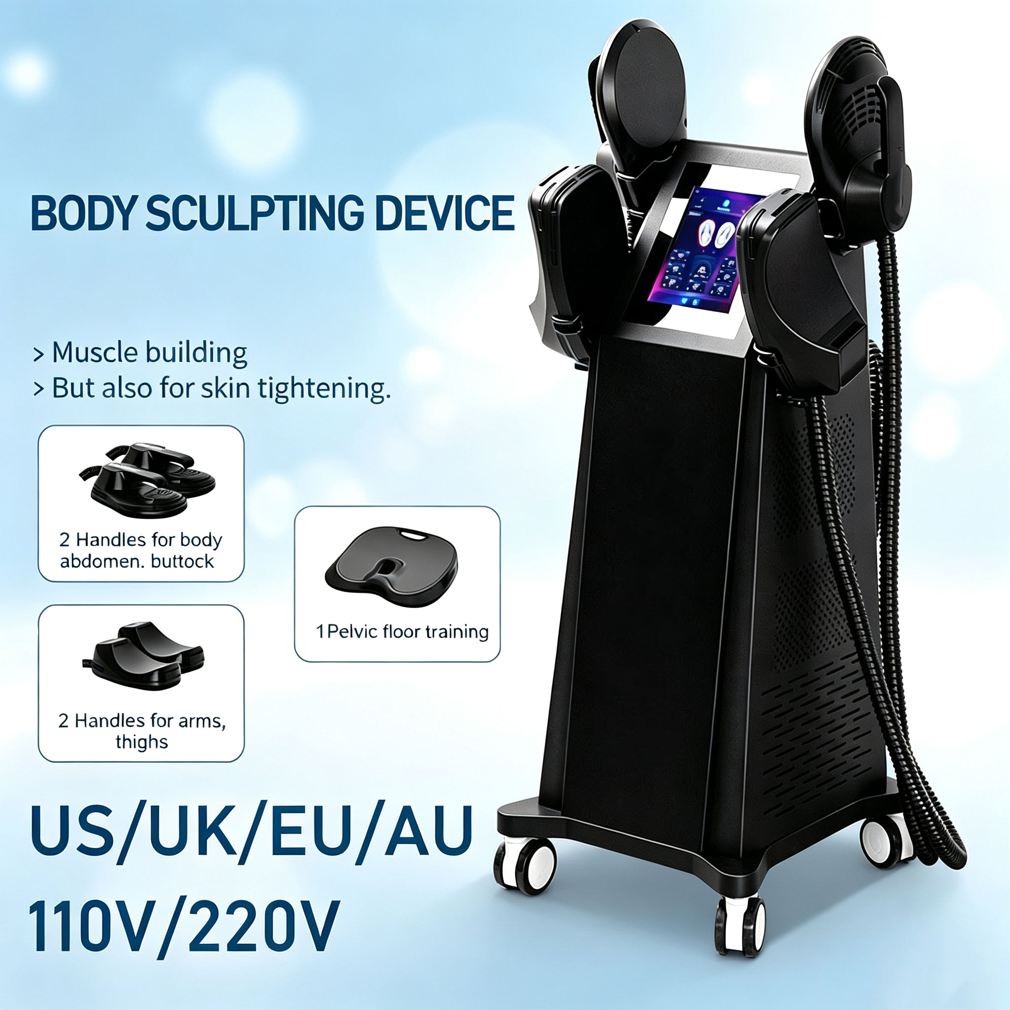 Body Sculpt RF Machine 4 Handl - Body Brush recension och pris