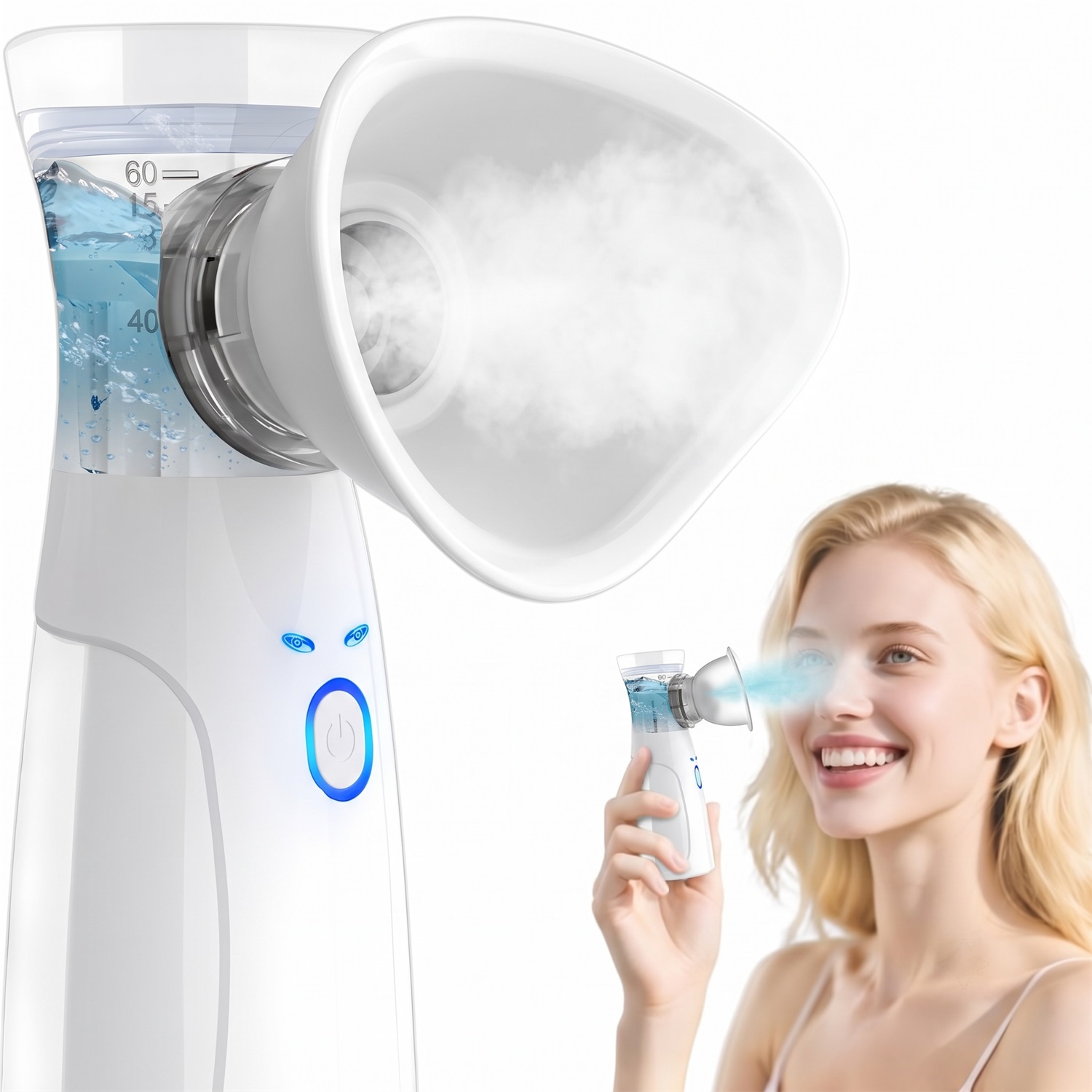 Handheld Facial Nano Mister Po - Face Steamer recension och pris